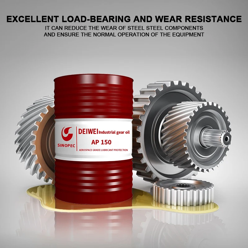 Best Selling Industrial Gear Oil Mineral ISO 150 Anti Wear anti rust Provide Protection For Machinery