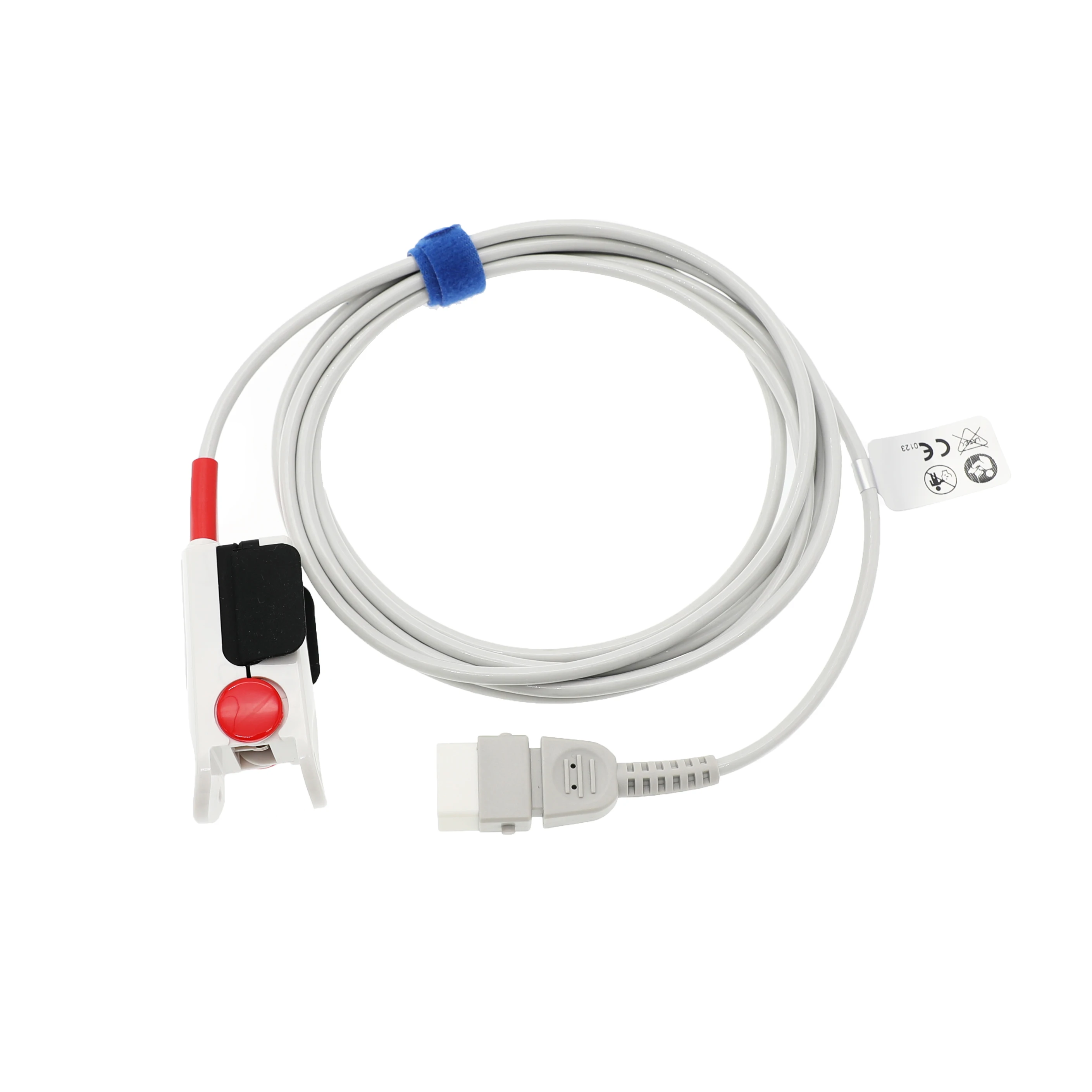 9ft Adult Finger SpO2 Sensor , compatilible 3300-3304,3401,Burdick PRO2, medical equipment accessories