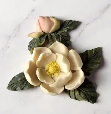 Free Samples Dry Flower Fridge Magnets Campanula Flower 3d Resin Refrigerator Magnets for Sale