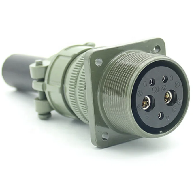 [GIET]MS3106A-22-12S 12P straight connector SGM7A MS3106A 5pin electrical waterproof military connector for yaskawa