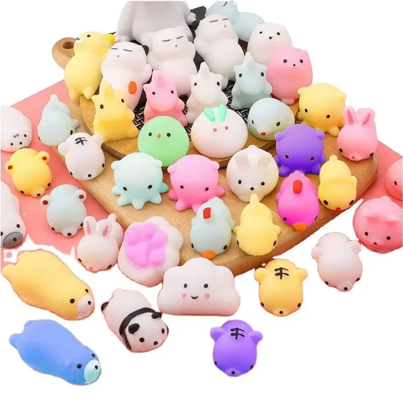 Mochi Squishy Toys Kids Squishy Stress Relief Toys Bulk Classroom Prizes Goodie Bag Stuff Treasure Toys Pinata Fillers