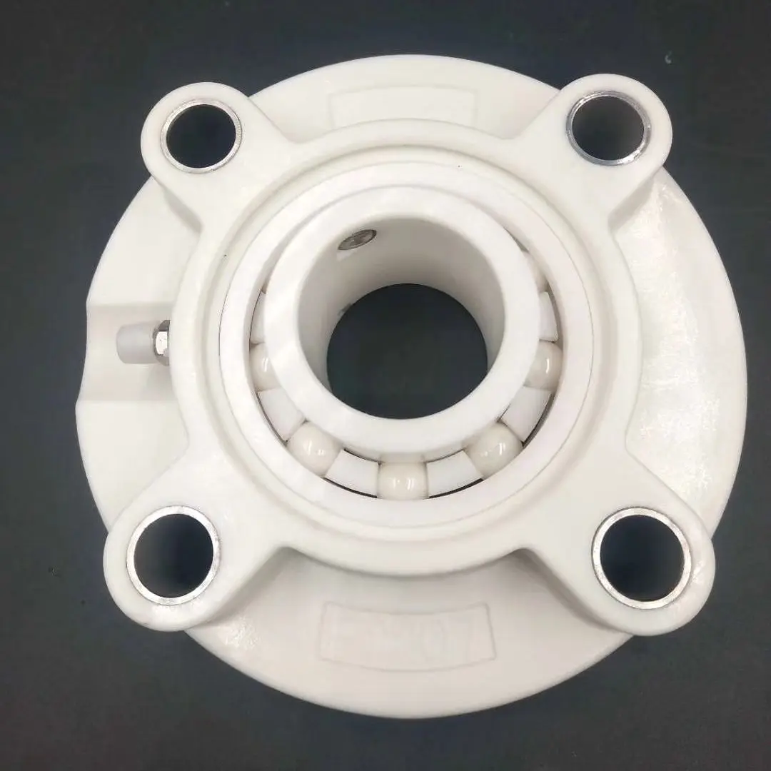 35mm Round Flange housing ceramic pillow block bearing UCFC207