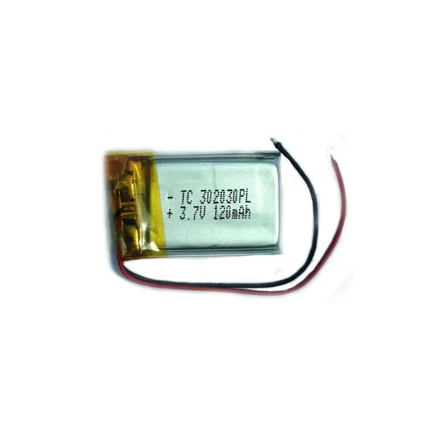 3. 7V polymer li-ion battery TC302030 polymer lithium battery 140mah for Consumer Electronics