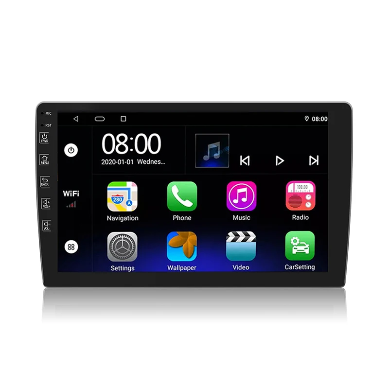 9 inch Android Car Radio 2.5D GPS Navigation Autoradio Multimedia DVD Player BT WIFI Mirror Link 2 Din Car Audio Stereo
