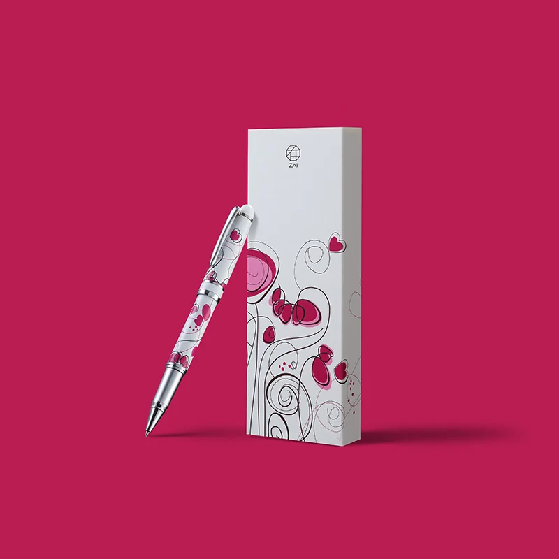 Новинка 2022 экологически чистые офисные канцелярские принадлежности роликовая ручка подарочный набор для гостей