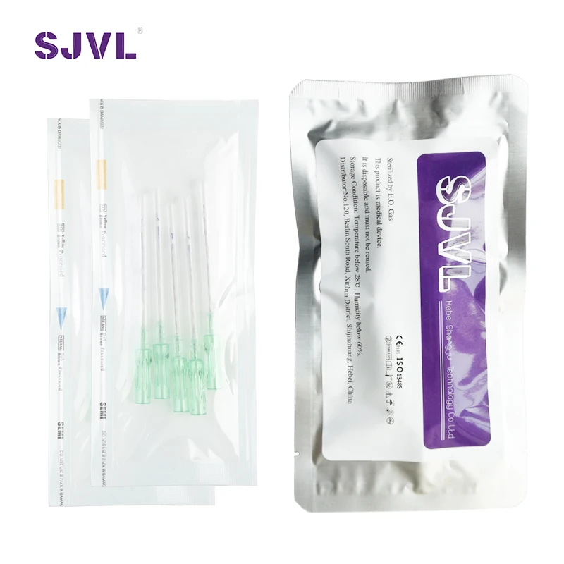 CE Marked SJVL Threads Blunt 21G 90mm Cog 4D PDO Hilos With W Tip