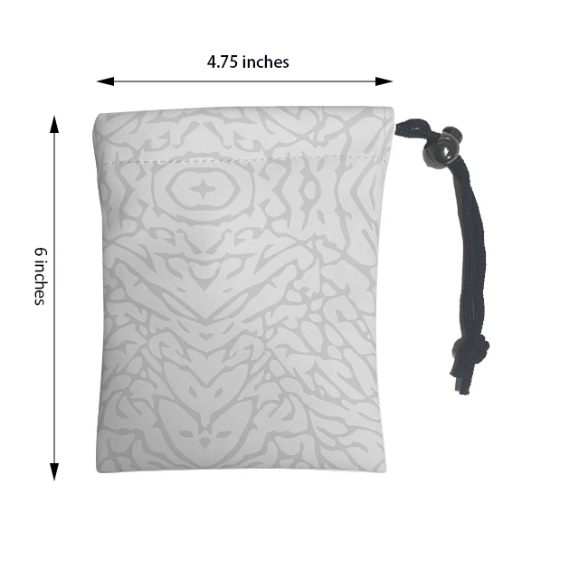 Custom Elephant Print Leather Pouch Golf Valuables Pouch Ball Tee Pouch Bag Custom Logo