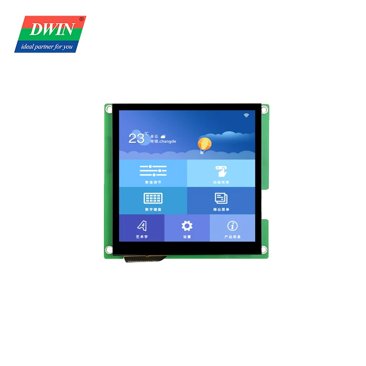 DWIN 4,0 дюймов 262K цветной квадратный UART TFT ЖК-дисплей модуль HMI промышленный IPS экран умная сенсорная панель