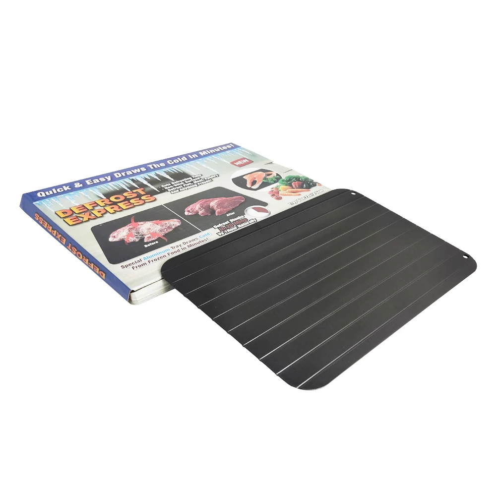 RAYBIN High Quality No Electricity Portable extra Large and Thick Fast Defrosting Tray for Meat