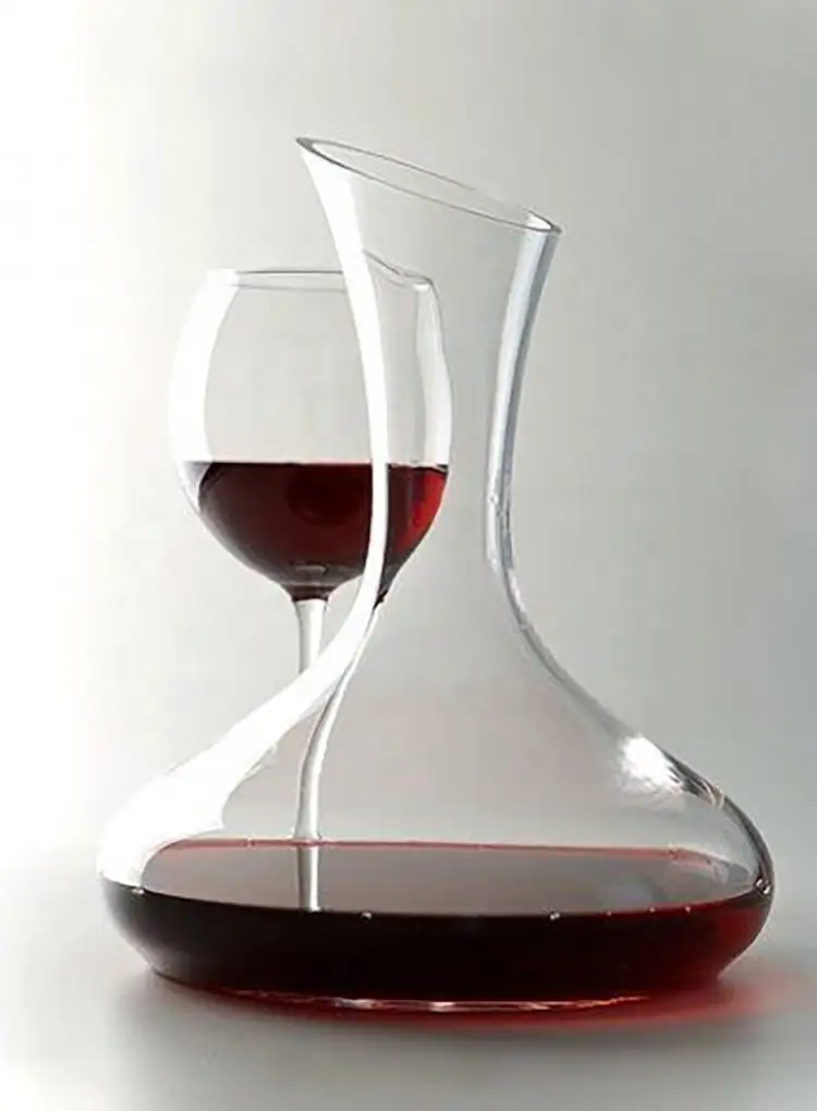 Europe 1500 ml personalized wine decanter lead free red wine carafe glass decanter bottle