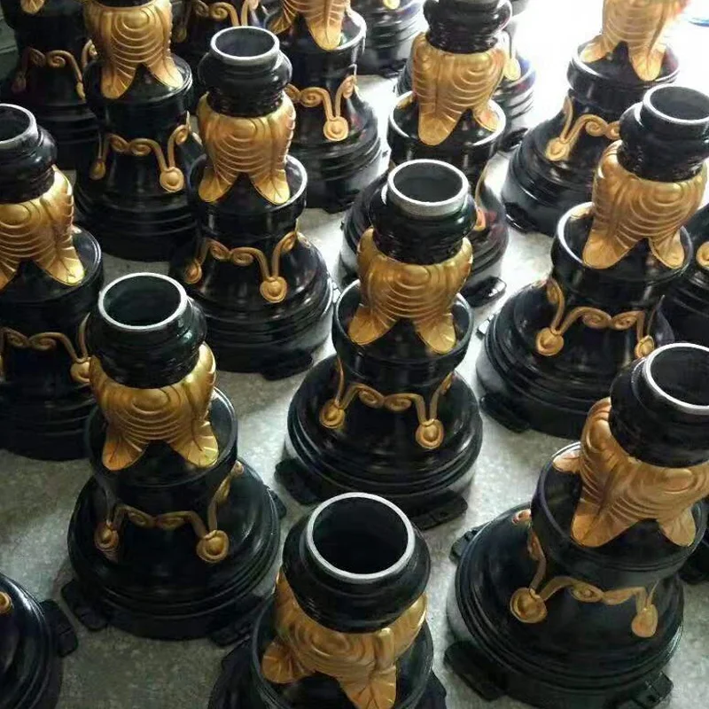 courtyard street light waterproof LED 5 lamp antique garden lamp