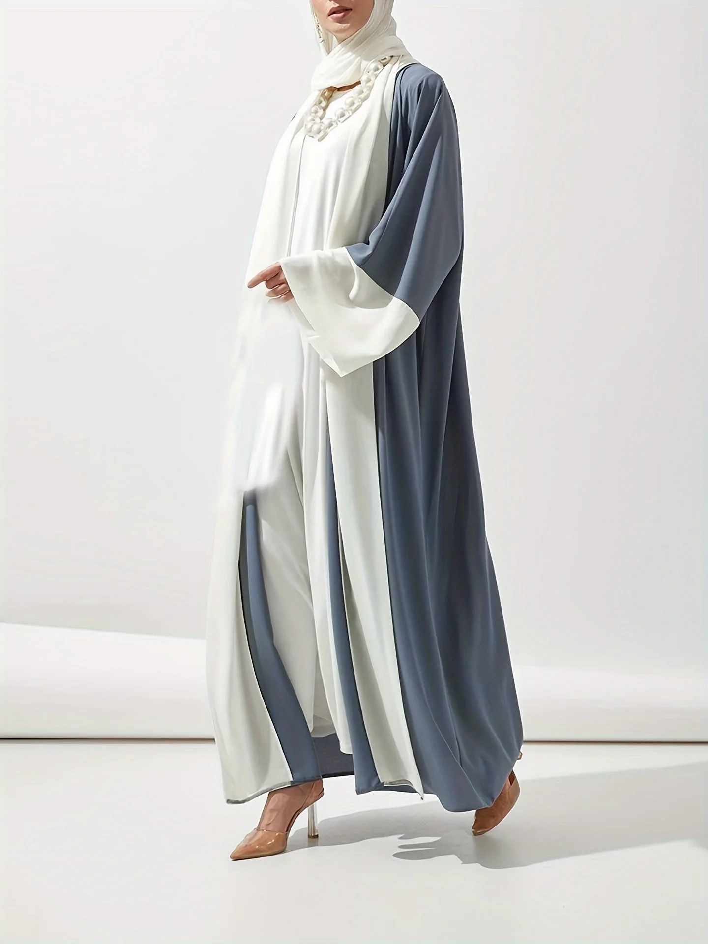 Classic Dubai Turkey Oman Custom Kaftan Femmes Robe Musulmane Modest Dress For Muslim Women Dress Kimonos Dubai Open Abaya