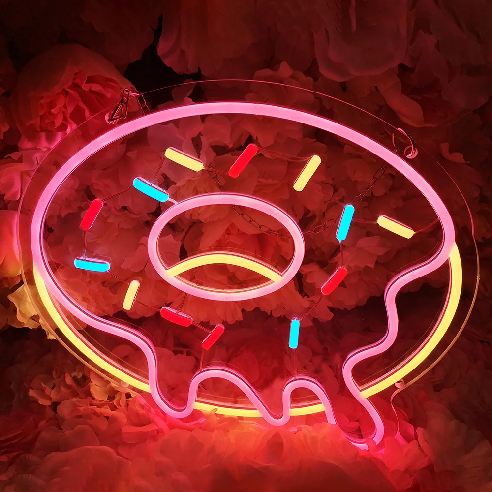 Drop shipping wall-mounted neon wall signs custom rgb color neon signage letters neon sign