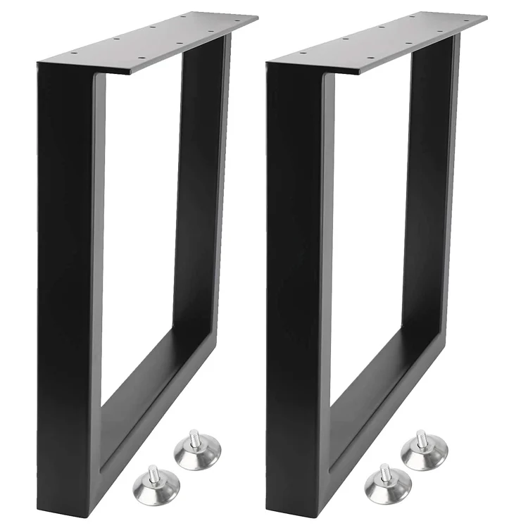 modern sample design black metal leg/base for dining table coffee table