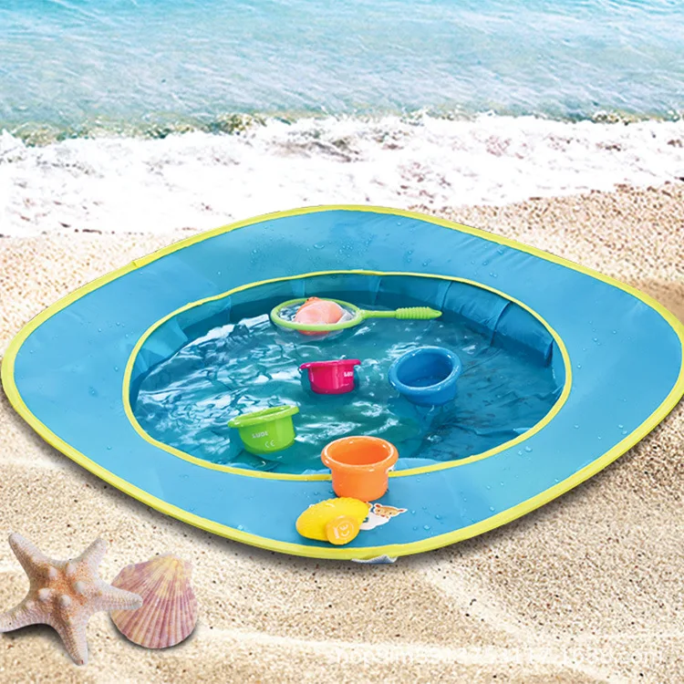 Pop Up пляжный бассейн для младенцев на пляже с легкой очисткой водонепроницаемый легко складываемый путешествий