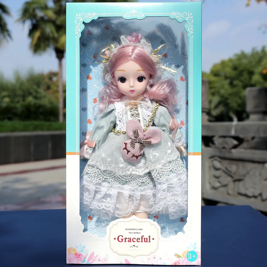 Princess Dress Fashion Accessories Girl Dress Up Doll Toy for Children Fashion Clothes DIY Dress Up Dolls for Girls Gift