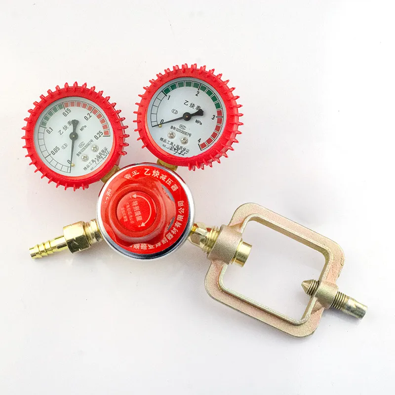 Gas shielded welding acetylene meter two shielded welding instrument acetylene pressure reducing valve