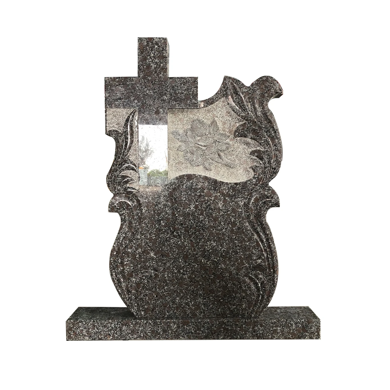 Monuments Wholesale European Style Natural Granite in Vietnam Cemetery Monuments and Headstone