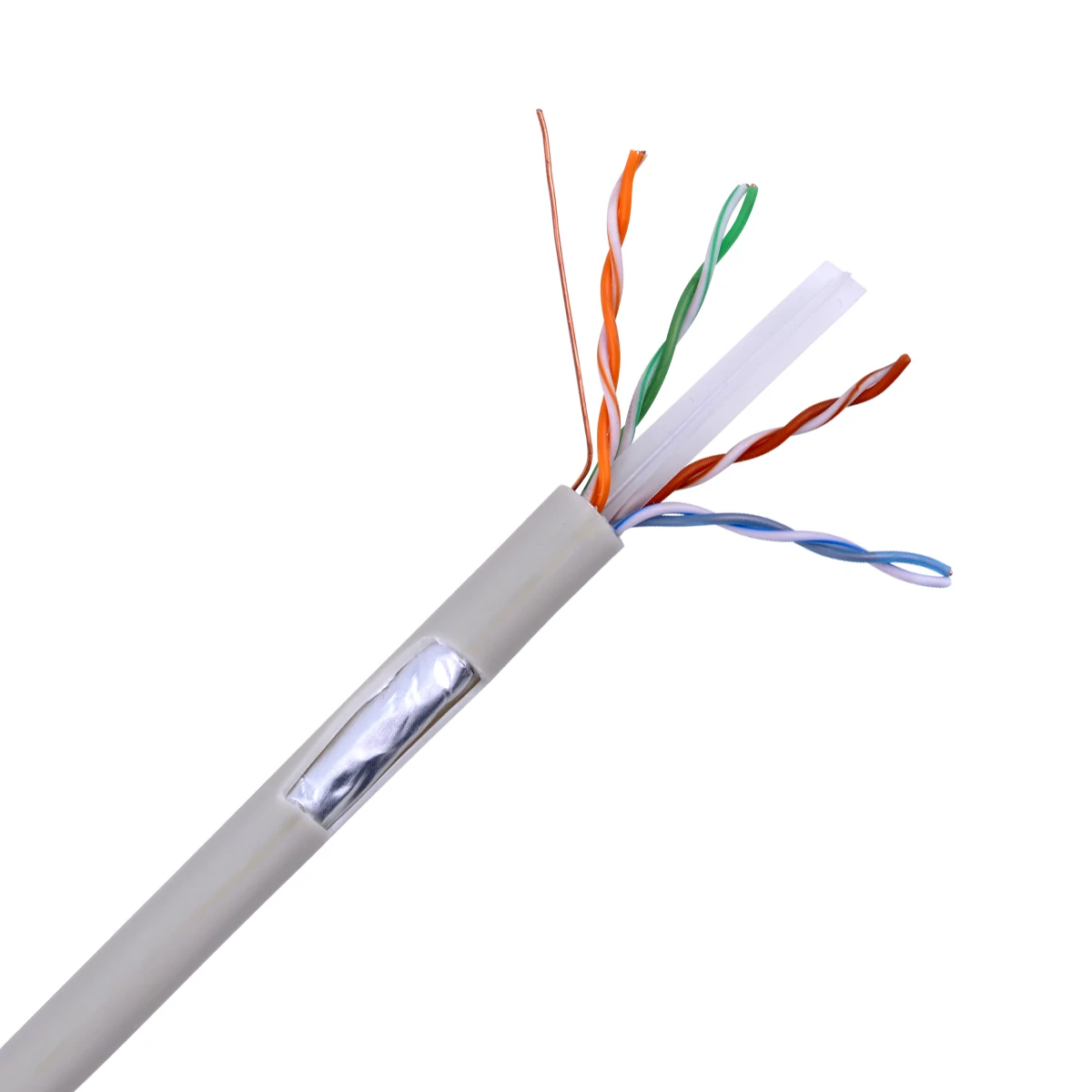 Waterproof UTP SFTP FTP Cat6 lan cable 1000Ft 305m OEM cat6 SFTP Armored Oil-Filled Network Cable