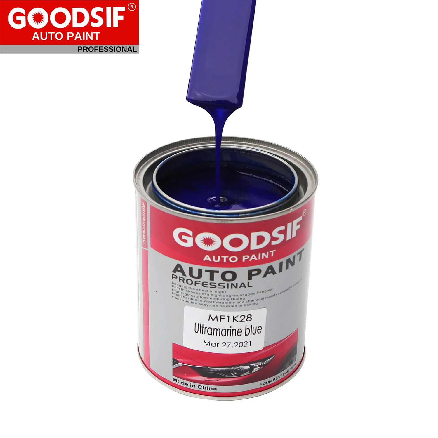 Auto Paint Manufacturer GOODSIF Paint Company Auto Refinish Coat for Car Auto Refinish 1K Base Coat Paint
