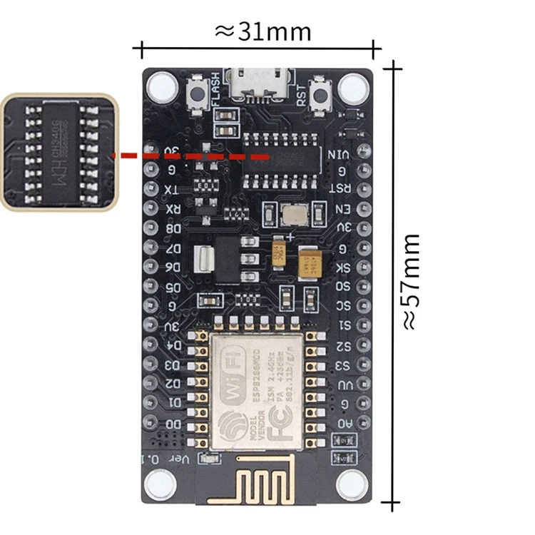 Новый оригинальный электронный компонент Esp8266 веб-камера Esp8266-07