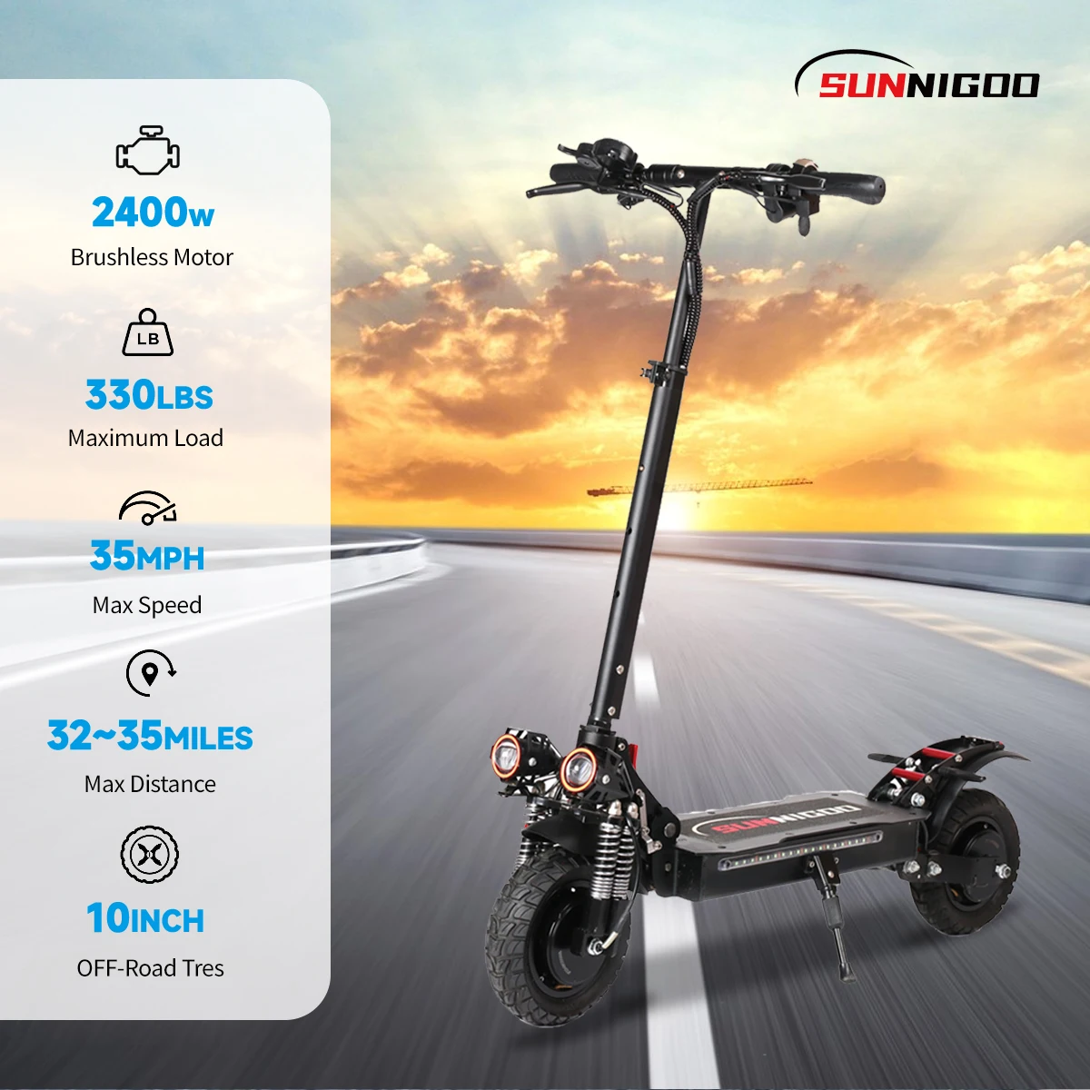 High-Power ESX6 Electric Scooter Waterproof and Practical for Off-Road and Daily Life Use Convenient and Fast with 60KM Range