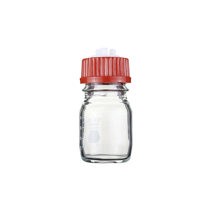LANJING 3.3 100-2000ml Glass Reagent Bottle with Blue Cap