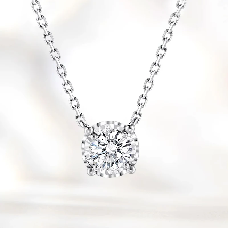 Diamond Star New Design VVS VS IGI Certificated Lab Grown Diamond Necklace 18k White Gold Necklace Weeding Anniversary Necklaces