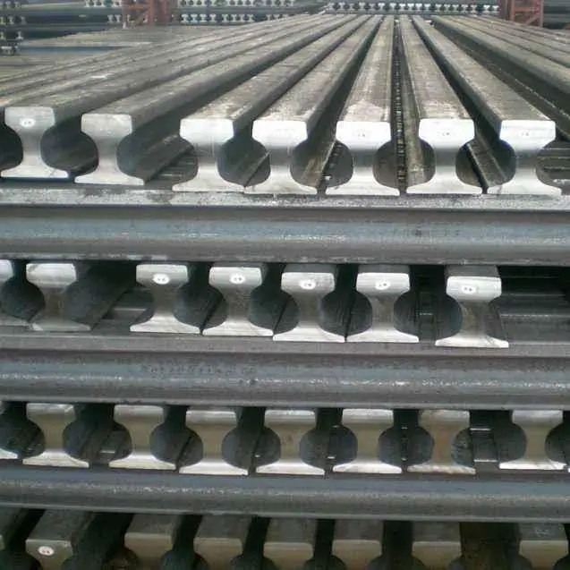 R260 U71mn material grade Crane Rail Steel Qu70 Qu80 Qu100 Qu120 railway track
