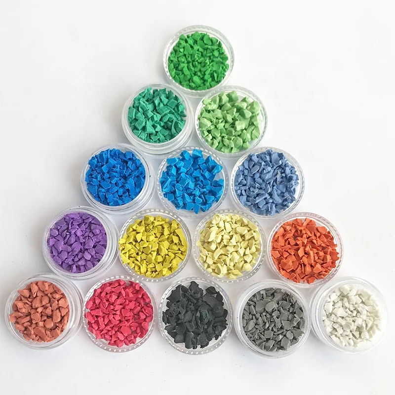 Factory hot sale epdm rubber granule for Kids playground Anti-slipping rubber granule for sports field Recycled epdm rubber