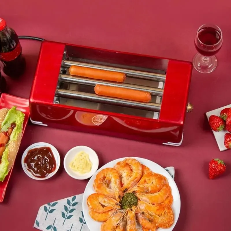 2024 new design hot dog roller machine stainless steel hot dog roller maker machine