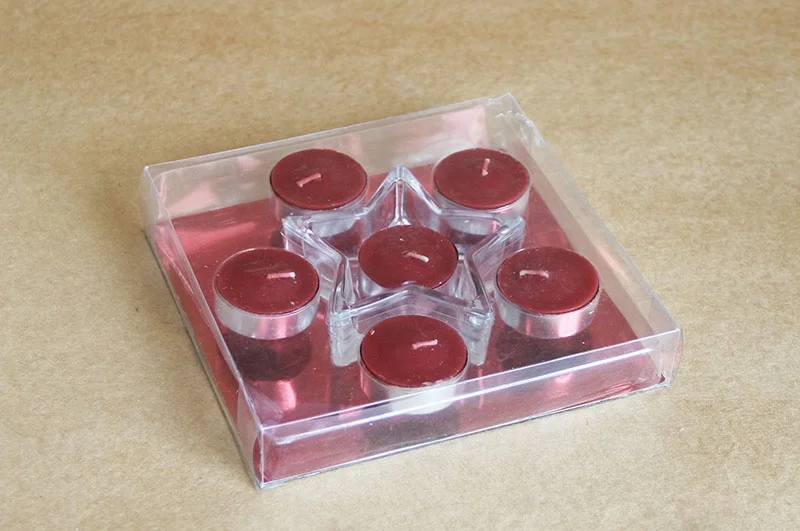 Custom Label Luxury High Quality Tea Light Candle Gift  Promotion Scented Colorful Tealight Candle