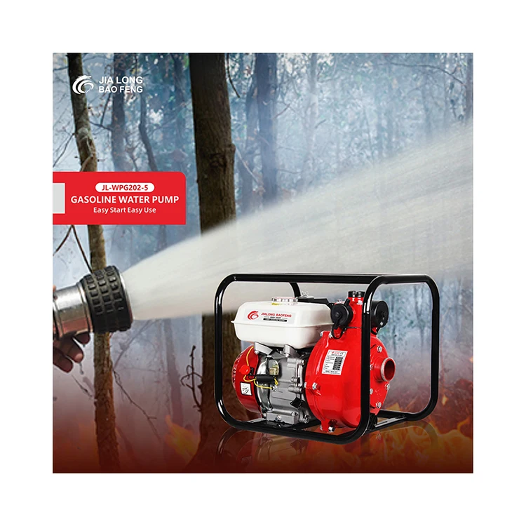 Portable Farm Irrigation Generator Fire Petrol Operated Motor Watar Pump Machine Set