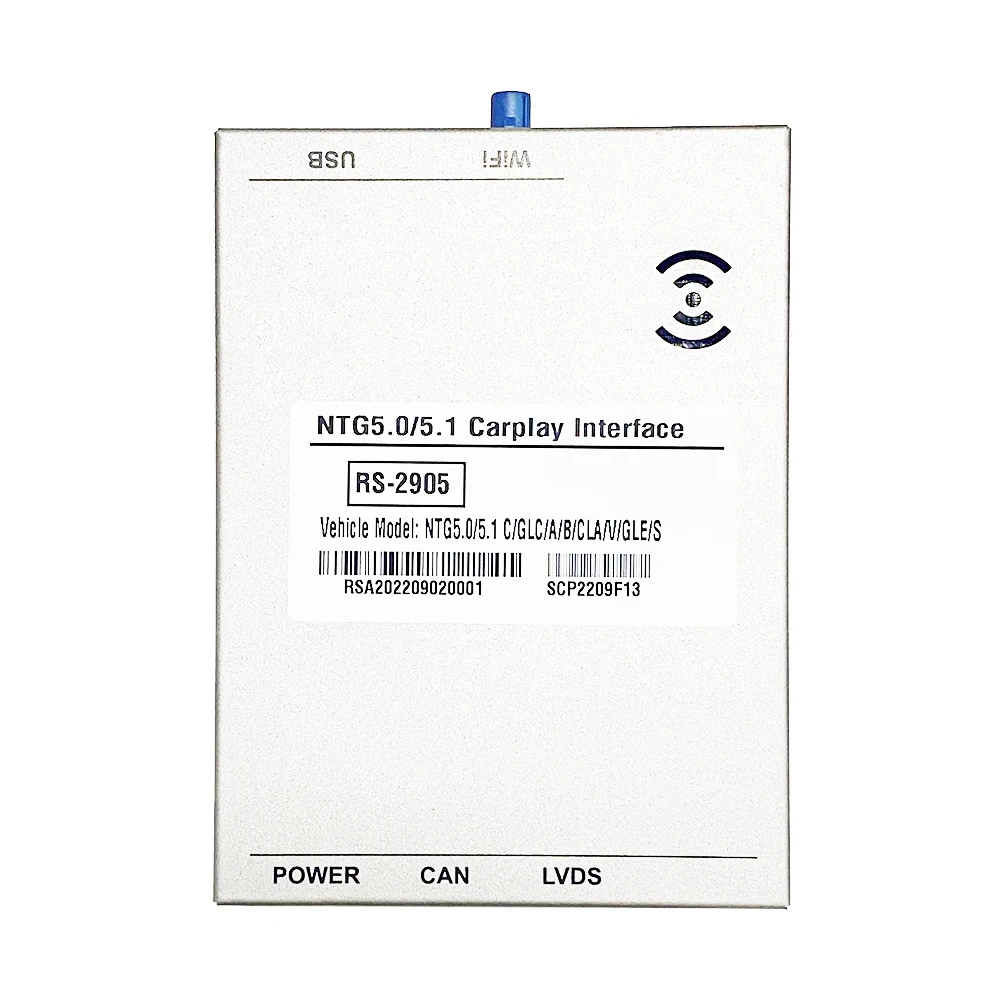 Wireless CarPlay Android Auto Car Video Interface Camera Parking Aid System for Mercedes-Benz NTG5.0