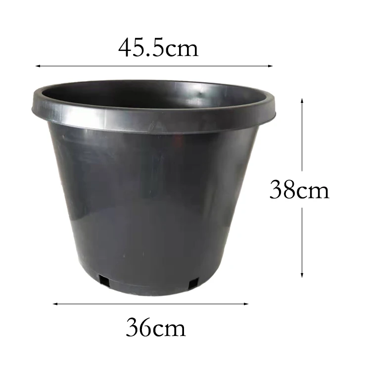 Ronbo Sunrise Large Size 15 20 25 Gallon Tree Nursery Plastic Plant Pots for Plant Wholesale