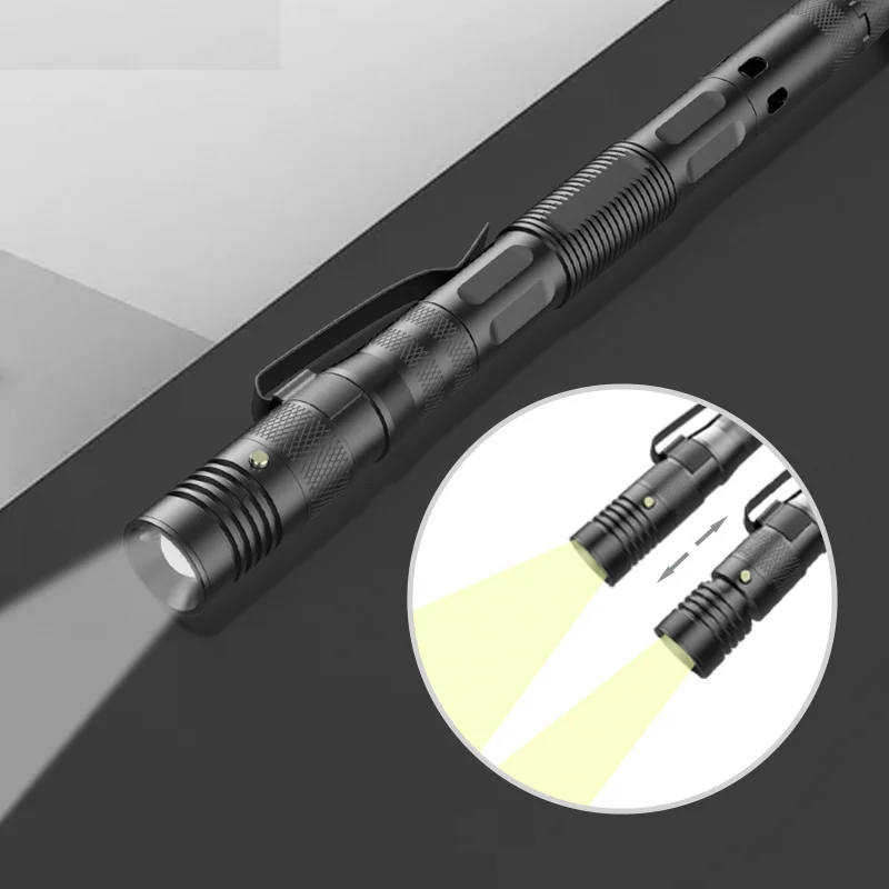 Portable Multi-function Tactical Pen With LED Light Outdoor Multi-role Self Defense Pen Mini Flashlight
