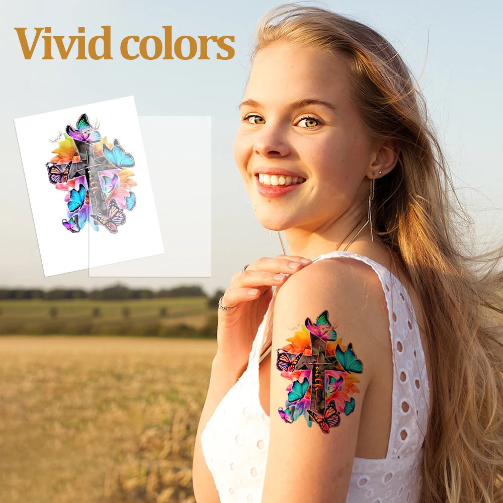 No allergies A4 tattoo transfer sticker inkjet temporary tattoo water transfer paper For personalized tattoos