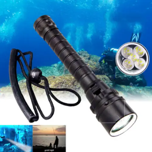 Linterna Alta Potencia Lampe De Poche 100000 люмен Водонепроницаемый Мощный тактический светодиодный фонарик для дайвинга