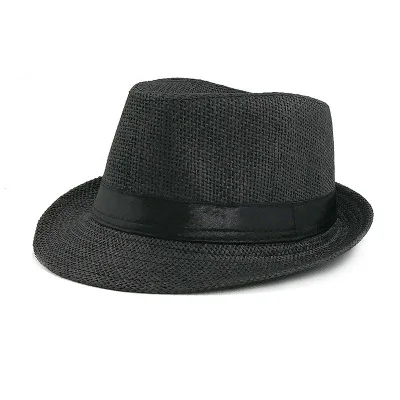 
L621 Fashion Womens Mens Unisex Fedora Trilby Cap Summer Beach Sun Straw Panama Hat 