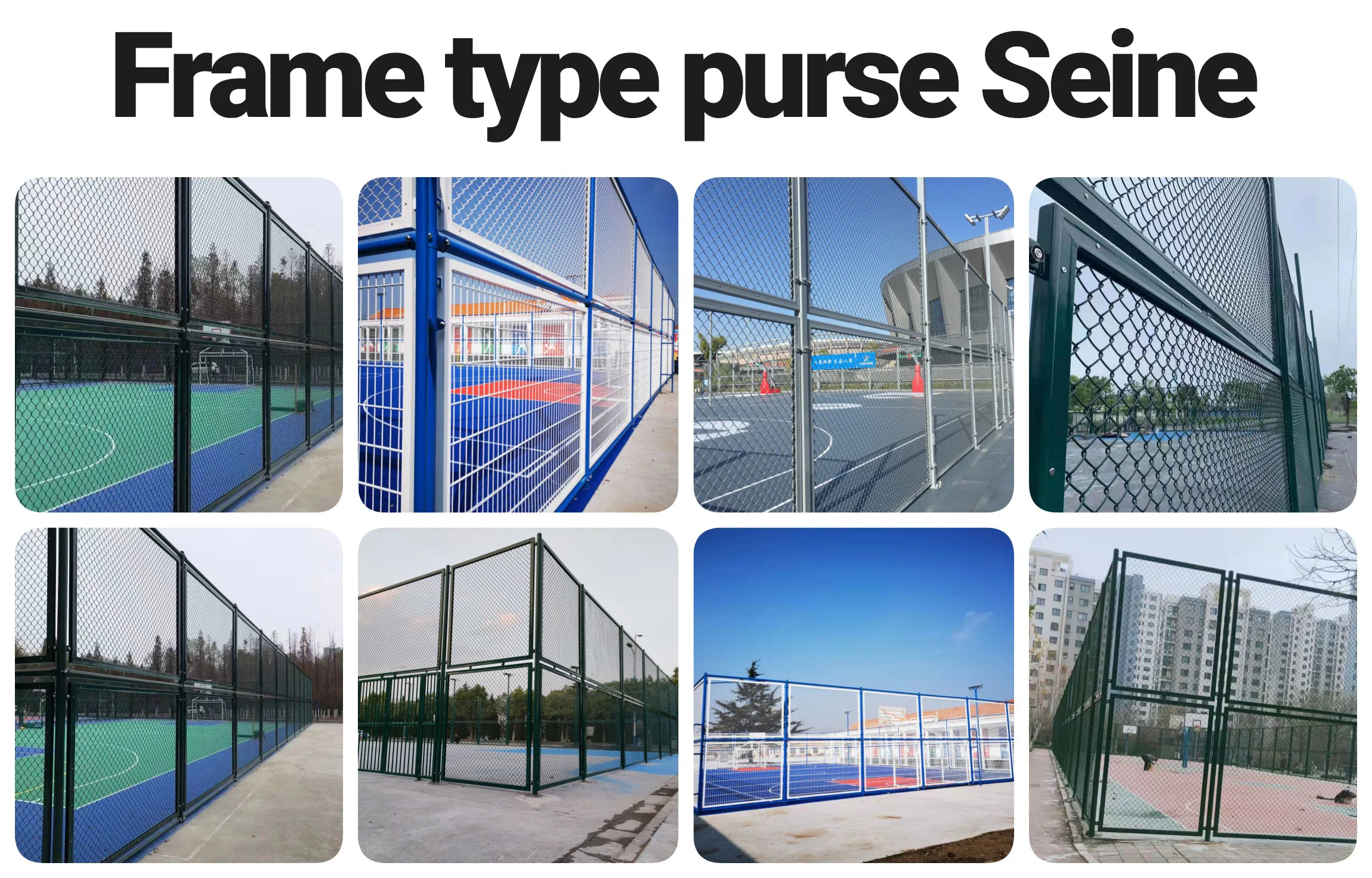 Portable Indoor Panoramic Paddle Tennis Court Steel Material Basketball Tennis Fence Netting Outdoor Direct Sale Supplier