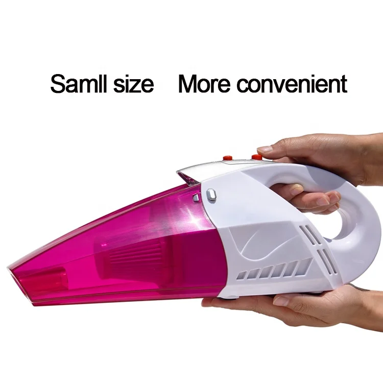 Portable Car Vacuum Cleaner Small Mini Auto Vacuum Cleaner Handheld Vacuum Cleaner With LED Light