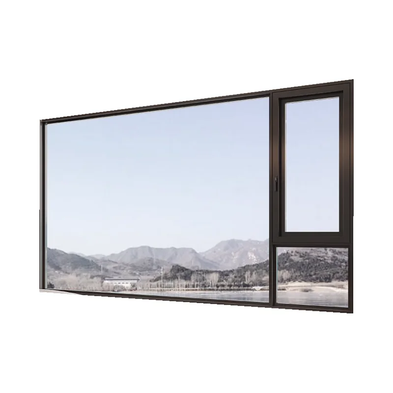 Customized European Outward Opening Sash Awning Side Hung Casement Oak Double Glazed Design Aluminum Wood Windows windows alumin