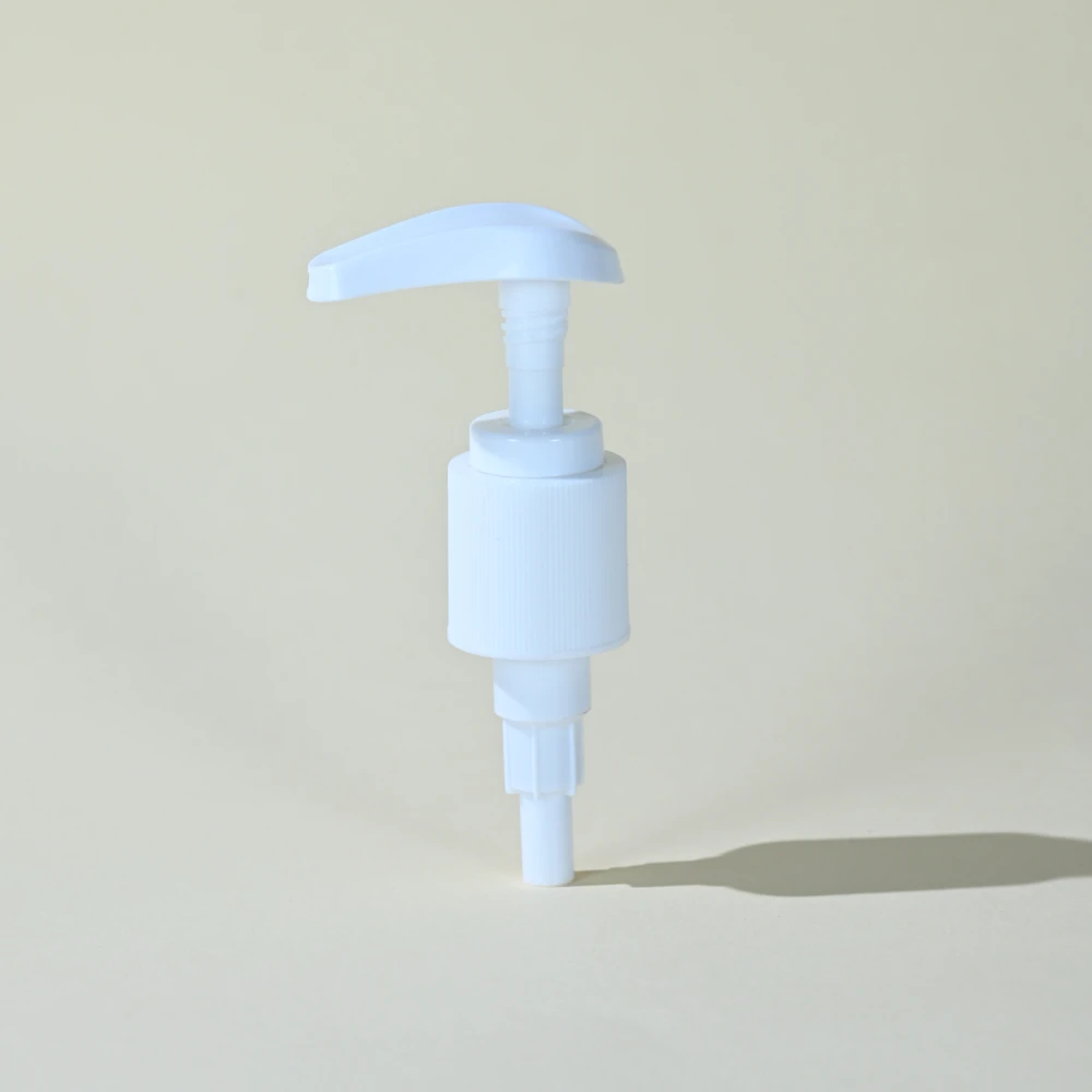 Metal 18/410 & 24/410 Plastic Lotion Pump with Ribbed Closure PETs Type Bottle Stopper for Cosmetics Hand Wash Packaging