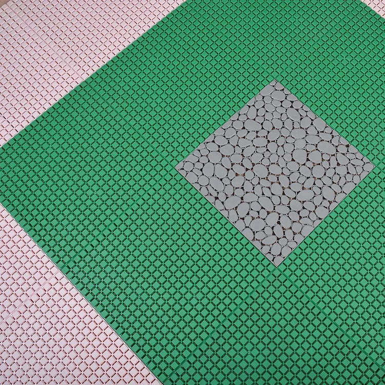 Anti slip kitchen PVC Plastic Flooring, PE polystyrene interlocking floor tiles