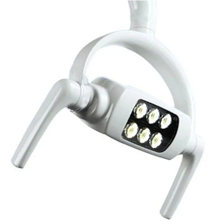 OEM 7000-60000LUX dental chair lamp parts 6Bulbs LED Surgical Oral Light lamp