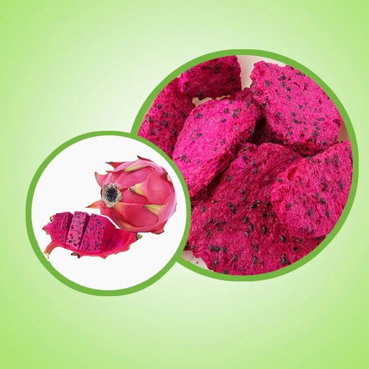 Lujia unique superfood is freeze-dried then finely ground to create a blendable powder freeze dried pitaya