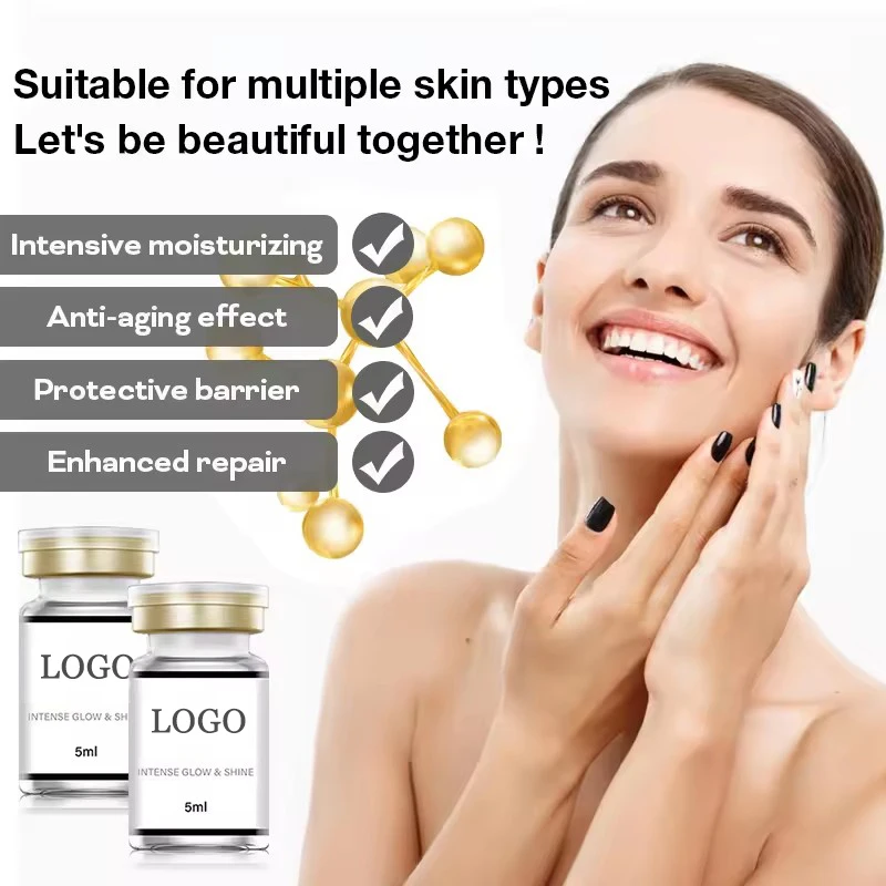 SKIN BOOSTER Microneedle Serum Rejuvenating Solution Intense Glow & Shine Moisturized Natural Skin 5ml