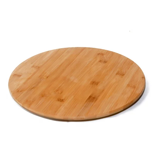 wholesale Round Solid bamboo Chopping Board Serving Food Natural Kitchen Thick Cutting boards
