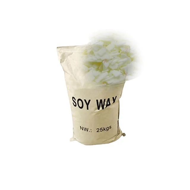 Private Label Natural Sweet Scented White 25 Kg Candle Supplies Soy Wax For Scented Candle Making