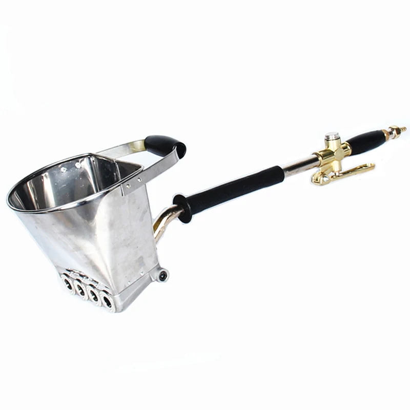 
Wall ceiling pneumatic concrete stucco plaster air pump 4 jet wall painting sping machine cement mortar spray gun hopper 